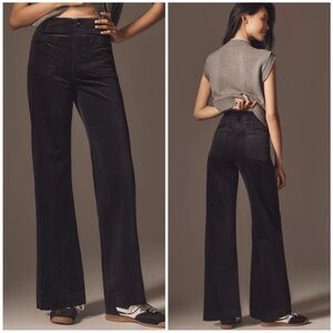 NWOT Maeve The Colette Corduroy Full Length Wide-Leg Pants Anthropologie